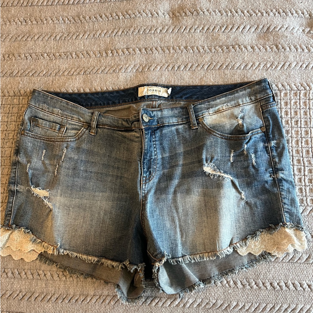 Torrid denim shorts